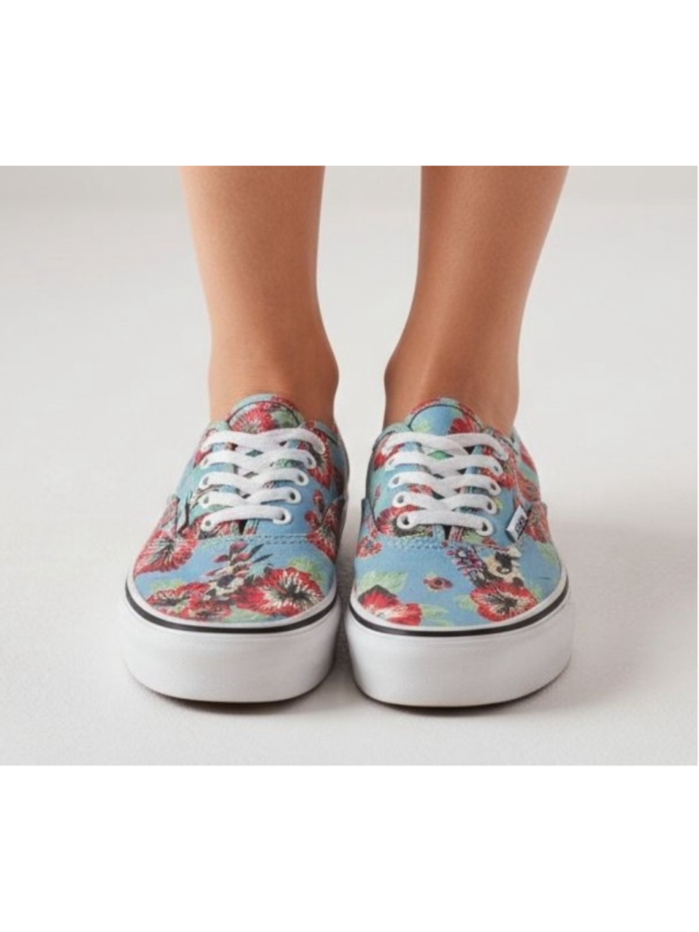 Unisex Rare Limited Vans Authentic Star Wars Yoda Aloha Sneakers Size 7 Blue Red